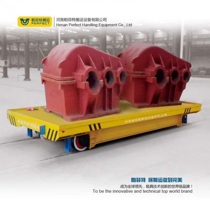 20ton Transfer Car-Industrial Ladle Transfer Car on Rail با مواد با درجه حرارت بالا و مواد عایق گرما
