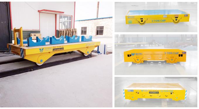 10 T Cable Drum Plate حمل بار ریلی برای حمل و نقل مواد انبار صنعتی