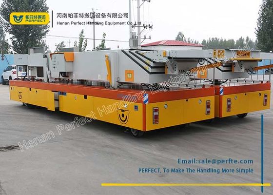 200 Ton Die Transfer Cart Cement Shunter Trolley Motorized Heavy Transporter