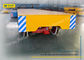 Yellow Electric Rail Transfer Trolley For Steel Mill Transport , Load Capacity Of 60 T