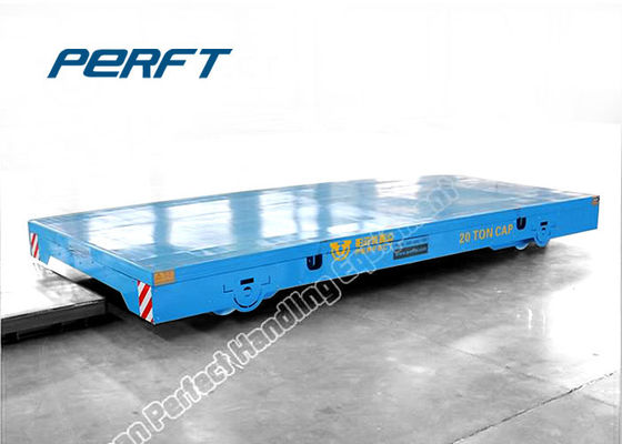 Customized Heavy Duty Battery Transfer Cart 40 Ton Cable Drum Power Rail Traveling Flat Car