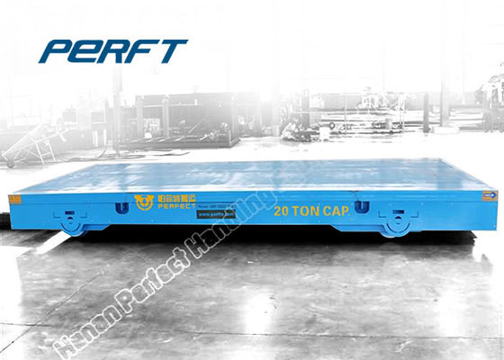 Customized Heavy Duty Battery Transfer Cart 40 Ton Cable Drum Power Rail Traveling Flat Car