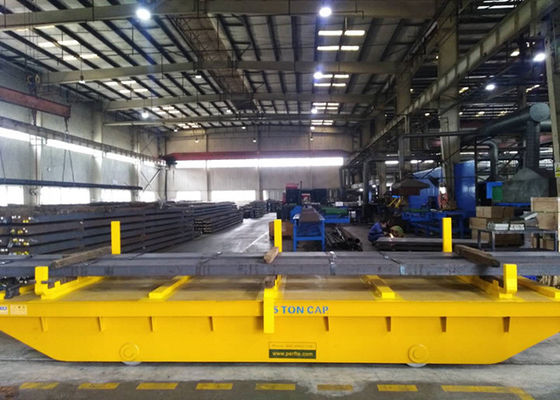 Widely Use Material Handling Carts , Industrial Transfer Car Running Speed 0-30m / Min